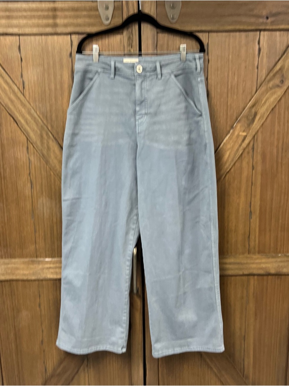 Pilcro and the Letterpress Light Blue Wide-Leg Jeans - Picture 2 of 7